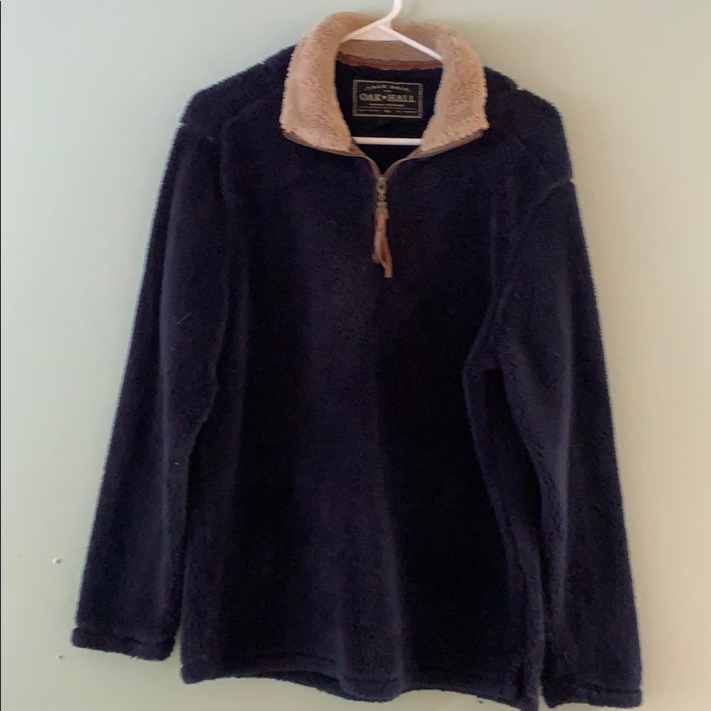 True Grit 1/4 Zip Pullover Navy